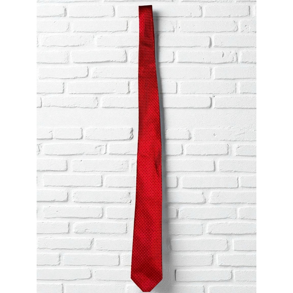 Westbury Men’s 59.5 Inch Red Silk Tie Careerwear Menswear Workwear